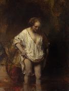 REMBRANDT Harmenszoon van Rijn, A Woman Bathing (mk33)